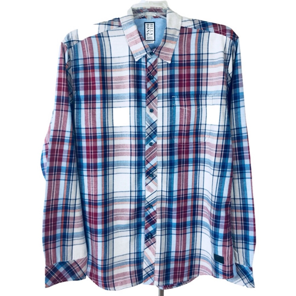 Billabong Men's Blazed Shirt Long Sleeves Size XL
